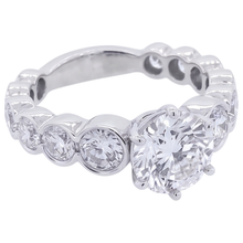 Afbeelding in Gallery-weergave laden, Ronde Echt Diamanten Verlovingsring 3,50 Karaat 6-Tands Witgoud 14K
