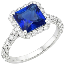 Afbeelding in Gallery-weergave laden, echte round diamant 4.50karaat ring bovenaanzicht
