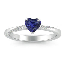 Afbeelding in Gallery-weergave laden, echte round diamant 2karaat ring bovenaanzicht
