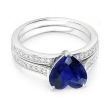 Afbeelding in Gallery-weergave laden, echte round diamant 4karaat eternity ring bovenaanzicht
