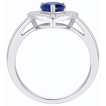 Afbeelding in Gallery-weergave laden, echte round diamant 3karaat ring zijaanzicht
