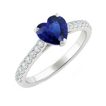 Afbeelding in Gallery-weergave laden, echte round diamant 2.50karaat ring zijaanzicht
