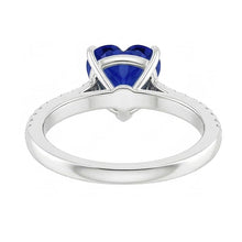 Afbeelding in Gallery-weergave laden, echte round diamant 2.50karaat ring op wit
