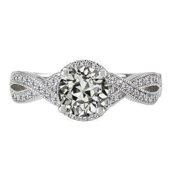 Natuurlijke Diamanten Ring 4.50ct - Witgoud 14K