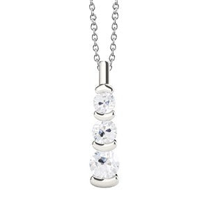 Ronde Oude Mijn Geslepen Echt Diamanten Hanger & Ketting Halve Bezel Set 1,50 Karaat