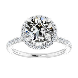 Natuurlijke Diamanten Ring 7ct - Witgoud 14K