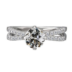Natuurlijke Diamanten Ring 5ct - Witgoud 14K