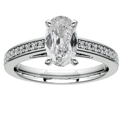 Natuurlijke Diamanten Ring 7ct - Witgoud 14K