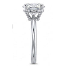 Afbeelding in Gallery-weergave laden, Ronde Solitaire 2 karaats Natuurlijke echte diamanten ( niet in een laboratorium gekweekt ) verlovingsring wit goud 14K

