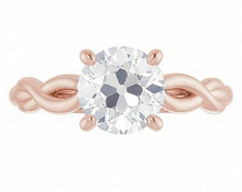 Afbeelding in Gallery-weergave laden, Natuurlijke Diamanten Ring 2ct - Roségoud 14K

