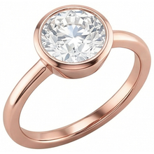 Afbeelding in Gallery-weergave laden, echte round diamant 1karaat watch zijaanzicht
