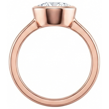 Afbeelding in Gallery-weergave laden, echte round diamant 1karaat watch bovenaanzicht

