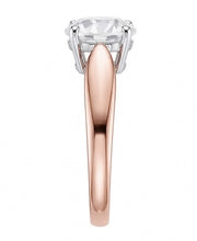 Afbeelding in Gallery-weergave laden, Ronde Solitaire Trouwring Oude Mijnwerker Echt Diamant 1,50 Karaat
