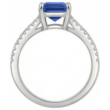 Afbeelding in Gallery-weergave laden, echte round diamant 2.50karaat ring profielweergave
