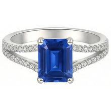 Afbeelding in Gallery-weergave laden, echte round diamant 2.50karaat ring vooraanzicht
