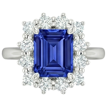 Afbeelding in Gallery-weergave laden, echte round diamant 4.50karaat ring close-up detail

