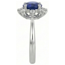 Afbeelding in Gallery-weergave laden, echte round diamant 3karaat ring profielweergave
