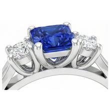Afbeelding in Gallery-weergave laden, echte round diamant 1.25karaat ring profielweergave
