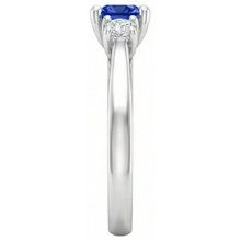Afbeelding in Gallery-weergave laden, echte round diamant 1.25karaat ring op wit
