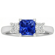 Afbeelding in Gallery-weergave laden, echte round diamant 1.25karaat ring zijaanzicht
