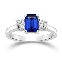 Afbeelding in Gallery-weergave laden, Natuurlijke Saffier Ring 4.50ct - Witgoud 14K
