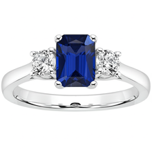 Afbeelding in Gallery-weergave laden, Natuurlijke Saffier Ring 4.50ct - Witgoud 14K
