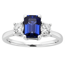 Afbeelding in Gallery-weergave laden, Natuurlijke Saffier Ring 4.50ct - Witgoud 14K
