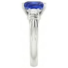 Afbeelding in Gallery-weergave laden, echte round diamant 1.75karaat ring bovenaanzicht
