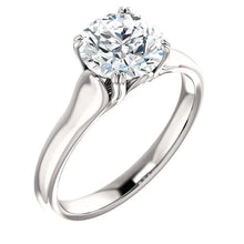 Afbeelding in Gallery-weergave laden, Ronde Briljante Echt Diamanten Solitaire Ring Van 1,50 Ct
