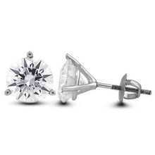 Afbeelding in Gallery-weergave laden, GIA-gecertificeerd Echte Diamant Oorbel 2.12 Karaat
