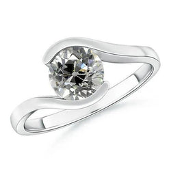 Natuurlijke Diamanten Ring 3ct - Witgoud 14K