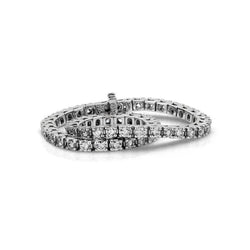 Ronde Natuurlijke uit de aarde gewonnen Diamanten Tennisarmband Witgoud Sieraden 7.80 Ct Prong Gezet