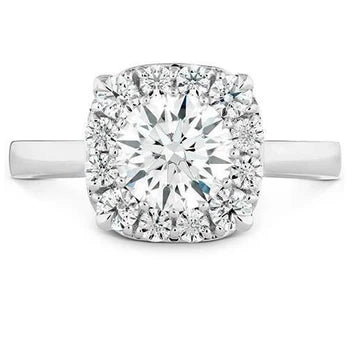 Ronde Echt Diamanten Verlovingsring Van 2,80 Ct