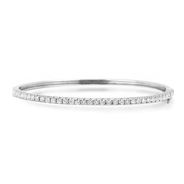 Ronde Geslepen Echt Diamanten Dames Armband 3.20 Kt Goud 14K