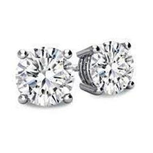 Afbeelding in Gallery-weergave laden, GIA-gecertificeerd Echte Ronde Geslepen Echt Diamanten Oorknopjes 2,49 Karaat Massief Wit Goud 14K
