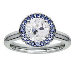 Natuurlijke Diamanten Ring 4.50ct - Witgoud 14K