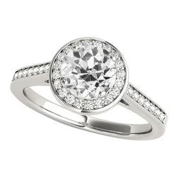 Natuurlijke Diamanten Ring 3.50ct - Witgoud 14K