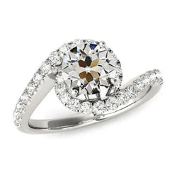 Natuurlijke Diamanten Ring 4.25ct - Witgoud 14K