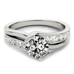 Natuurlijke Diamanten Ring 3.50ct - Witgoud 14K