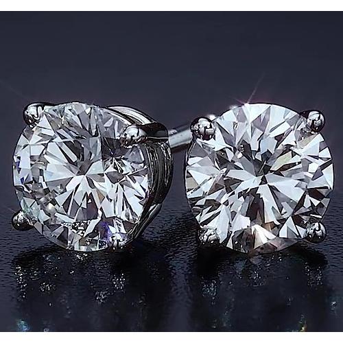 2 Karaats Echt Diamant Witgouden 14K-Sieraden