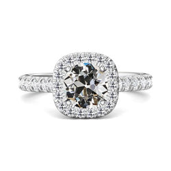 Natuurlijke Diamanten Ring 5ct - Witgoud 14K