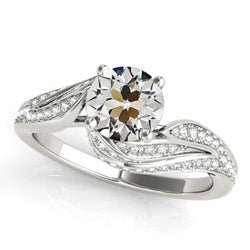 Natuurlijke Diamanten Ring 4.50ct - Witgoud 14K