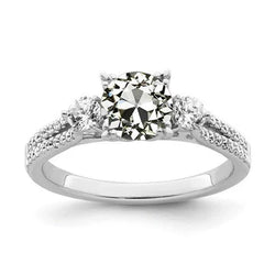 Natuurlijke Diamanten Ring 4.50ct - Witgoud 14K