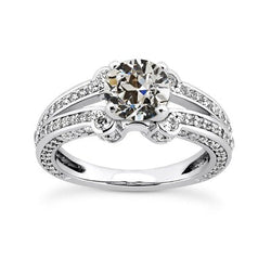 Natuurlijke Diamanten Ring 6ct - Witgoud 14K