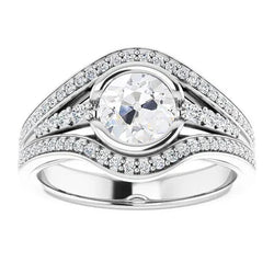 Natuurlijke Diamanten Ring 7ct - Witgoud 14K