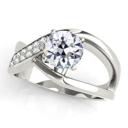 Natuurlijke Diamanten Ring 3.25ct - Witgoud 14K