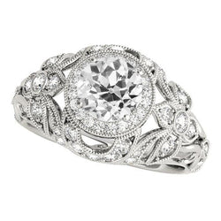Natuurlijke Diamanten Ring 4ct - Witgoud 14K