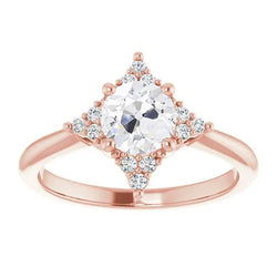 Natuurlijke Diamanten Ring 3ct - Roségoud 14K
