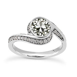 Natuurlijke Diamanten Ring 4.50ct - Witgoud 14K