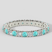 Afbeelding in Gallery-weergave laden, Ronde Paraiba Eternity Band
